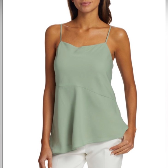 Theory Tops - NWT Theory Cami in Silver Mint